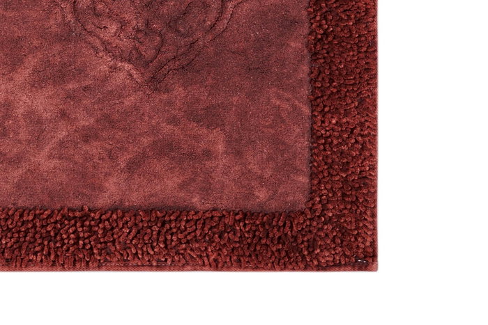 Mijölnir Juego de alfombrillas de baño de algodón 100% Rojo clarete Mijölnir Juego de alfombrillas de baño de algodón 100% Rojo clarete